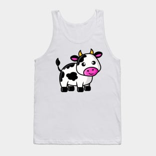 Cute cartoon cow Tank Top